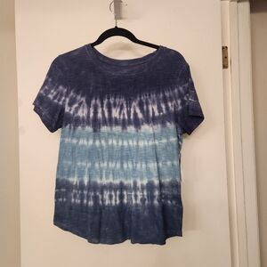 Old Navy Blue Tie-Dye Short Sleeve Tee